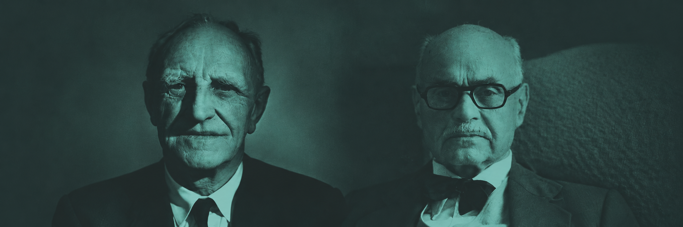 Donald Winnicott ve Wilfred Bion'un yan yana portreleri